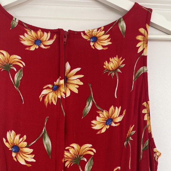 Vintage My Michelle Sunflower Dress - size 3 4 fall - Picture 5 of 7